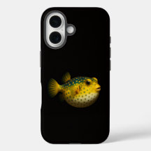 Black 4 Luxe iPhone 16 Mate, Yellow Putterfish