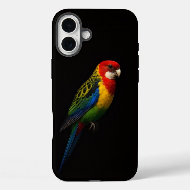 Black 4 Luxe iPhone 16 Plus, Eastern Rosella iPhone 16 Plus Hülle (Rückseite)