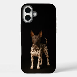 Black 4 Luxe iPhone 16 Plus, Hairless Terrier Dog iPhone 16 Plus Hülle