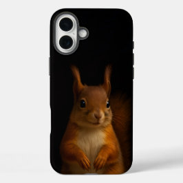 Black 4 Luxe iPhone 16 Plus Mate, Red Squirrel Hülle