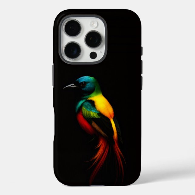 Black 4 Luxe iPhone 16 Pro Case-Mate, Regenbogen B Hülle (Rückseite)