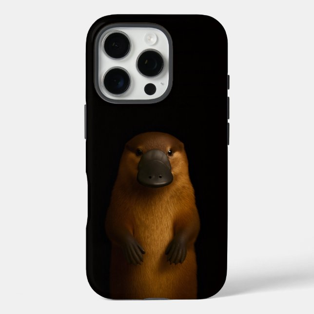 Black 4 Luxe iPhone 16 Pro, Elegant Platypus iPhone 16 Pro Hülle (Rückseite)
