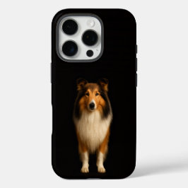 Black 4 Luxe iPhone 16 Pro, Loyal Collie Dog iPhone 16 Pro Hülle