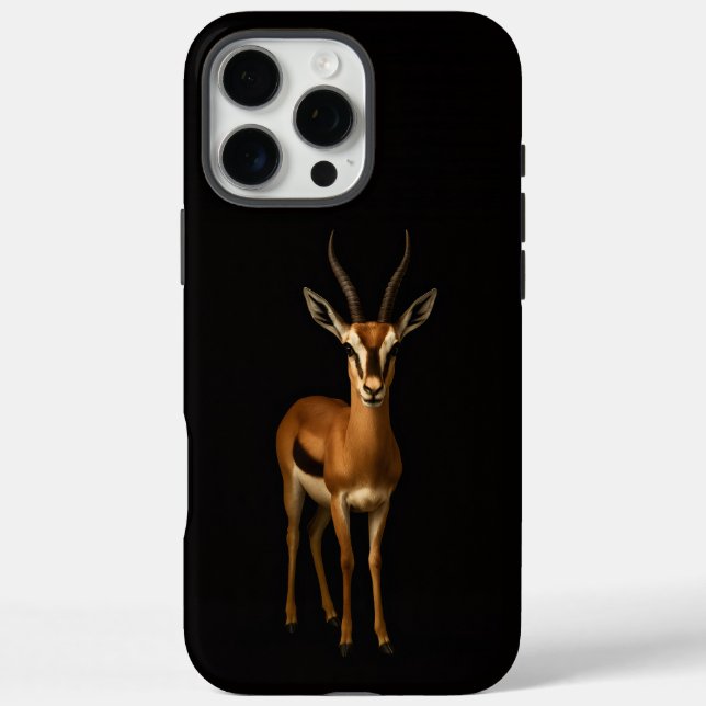 Black 4 Luxe iPhone 16 Pro Max, Elegant Gazella Max Hülle (Rückseite)