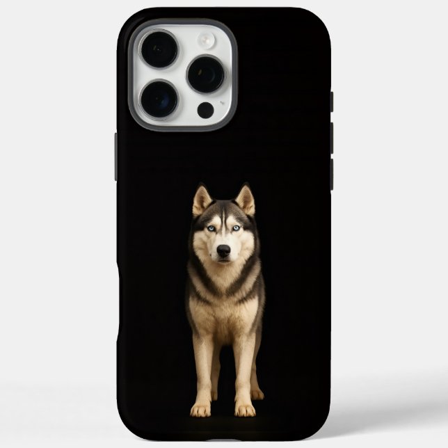 Black 4 Luxe iPhone 16 Pro Max, Icy Elite Husky Max Hülle (Rückseite)