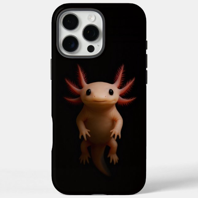 Black 4 Luxe iPhone 16 Pro Max, Mexican Axolotl Max Hülle (Rückseite)