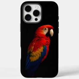 Black 4 Luxe iPhone 16 Pro Max, Scarlet Parrot iPhone 16 Pro Max Hülle