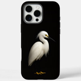 Black 4 Luxe iPhone 16 Pro Max, Snowy Egret Max Hülle
