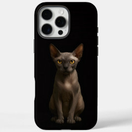 Black 4 Luxe iPhone 16 Pro Max, Sphynx Cat iPhone 16 Pro Max Hülle