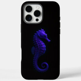 Black 4 Luxe iPhone 16 Pro Max , Violet Seahorse iPhone 16 Pro Max Hülle