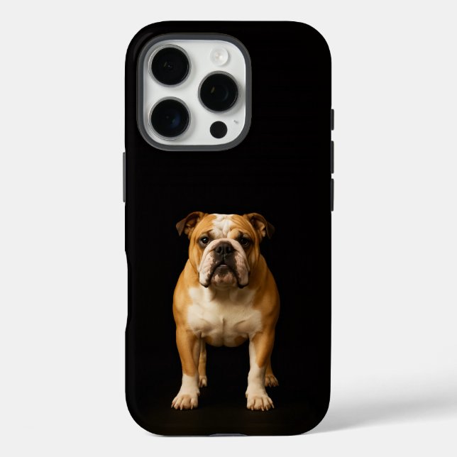 Black 4 Luxe iPhone 16 Pro, Stamina Bulldog Pro Hülle (Rückseite)