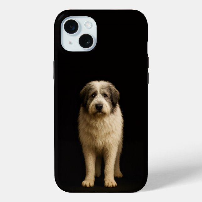 Black 4 Luxe, Mioritic Shepherd iPhone 15 Plus Case-Mate iPhone Hülle (Rückseite)