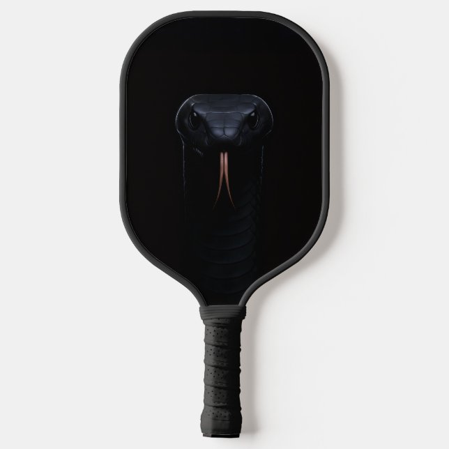 Black 4 Luxe Pickleball Paddle, Black Mamba Schlan Schläger (Rückseite)