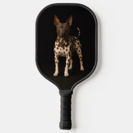 Black 4 Luxe Pickleball Paddle, Hairless Terrier Pickleball Schläger