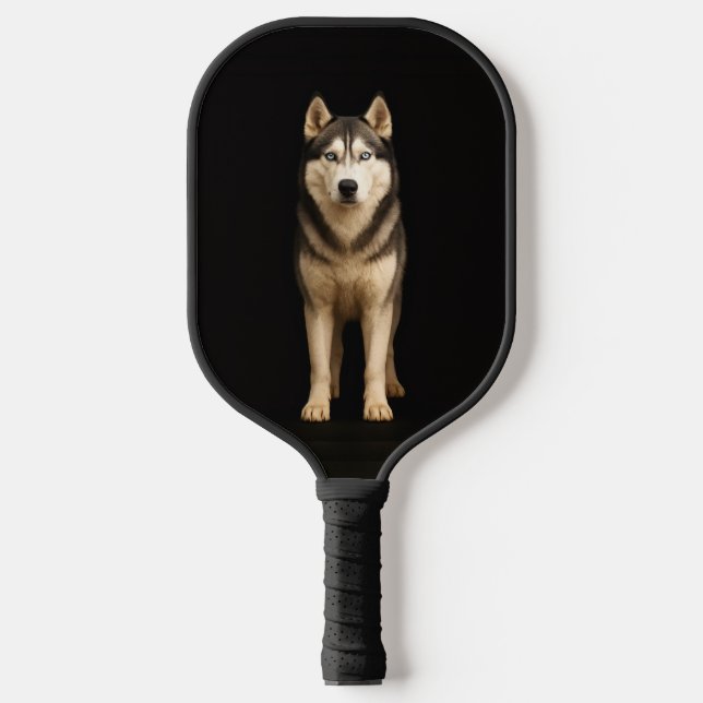 Black 4 Luxe Pickleball Paddle, Icy Elite Husky Schläger (Vorderseite)