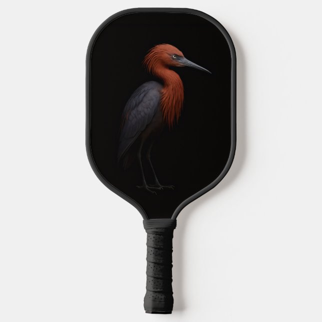Black 4 Luxe Pickleball Paddle, Reddish Egret Pickleball Schläger (Rückseite)