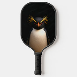 Black 4 Luxe Pickleball Paddle, Rockhopper Penguin Pickleball Schläger
