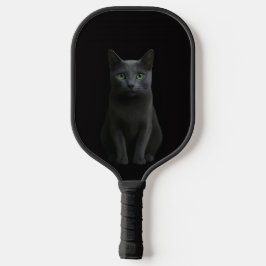 Black 4 Luxe Pickleball Paddle, Russian Blue Cat Pickleball Schläger
