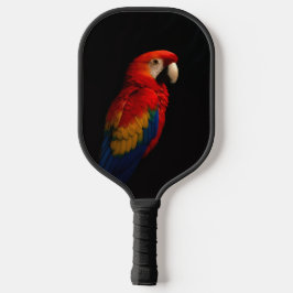 Black 4 Luxe Pickleball Paddle, Scarlet Parrot Pickleball Schläger