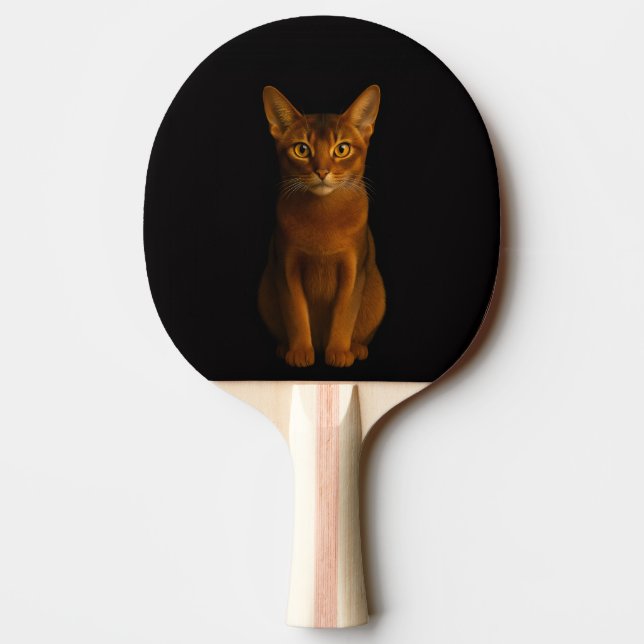 Black 4 Luxe ping pong paddle, Abyssinian Beauty Tischtennis Schläger (Rückseite)