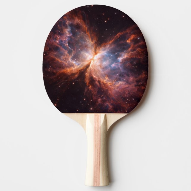 Black 4 Luxe ping pong paddle, Butterfly Nebula Tischtennis Schläger (Vorderseite)