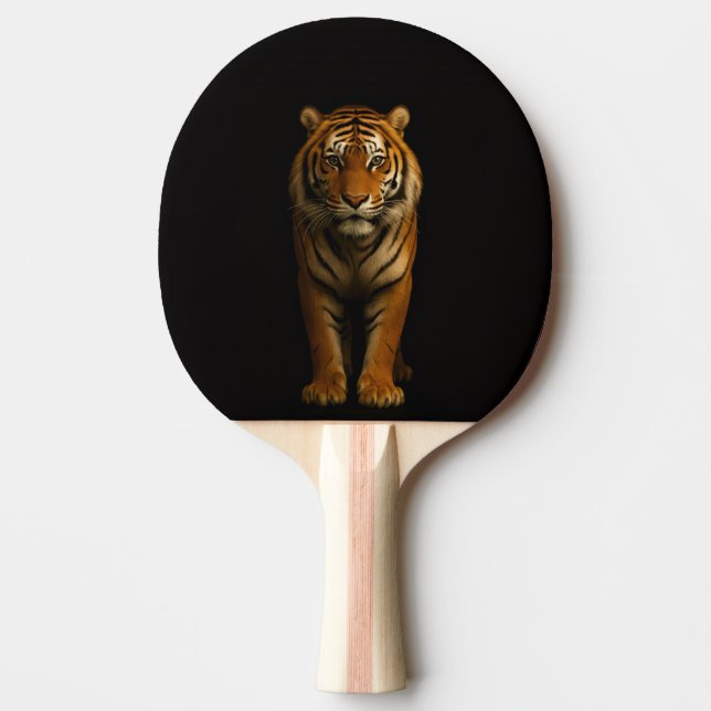 Black 4 Luxe ping pong paddle, Noble Tiger Tischtennis Schläger (Vorderseite)