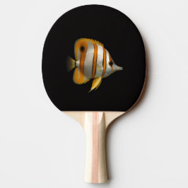 Black 4 Luxe ping pong paddle, Reef Butterflyfish Tischtennis Schläger