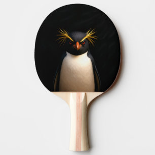 Black 4 Luxe Pingpong Paddle, Rockhopper Penguin Tischtennis Schläger