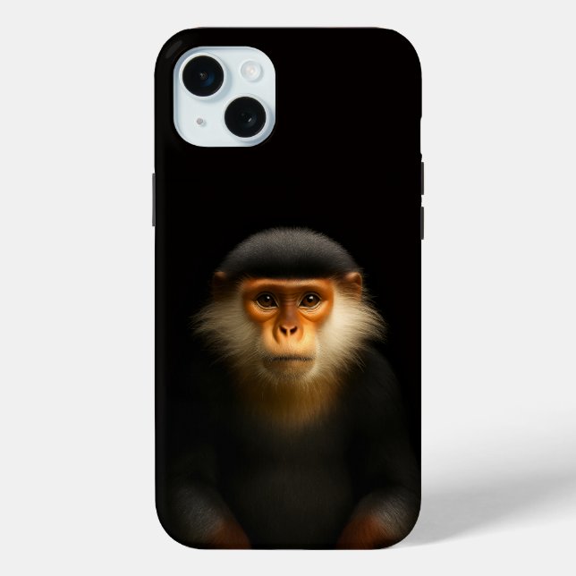 Black 4 Luxe, Red Douc Langur Case-Mate iPhone Hülle (Rückseite)
