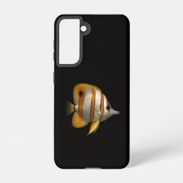 Black 4 Luxe Samsung Galaxy S21, Butterflyfish Samsung Galaxy Hülle