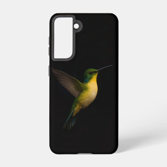Black 4 Luxe Samsung Galaxy S21 Case, Flying Bird Hülle (Rückseite)