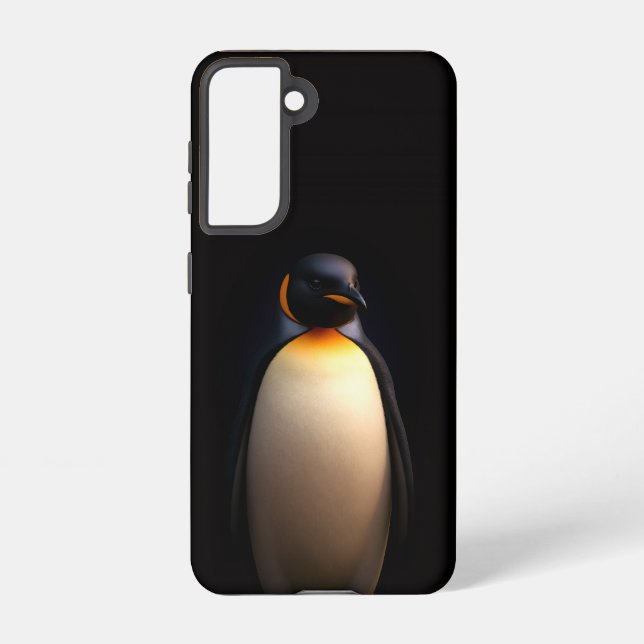 Black 4 Luxe Samsung Galaxy S21, Kaiser Penguin Hülle (Rückseite)
