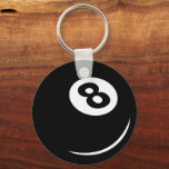 Black achtball Schlüsselanhänger-Geschenk Schlüsselanhänger<br><div class="desc">Black Acht Ball Custom Schlüsselanhänger Geschenk. Acht-Ball-Pool (8 Ball)</div>