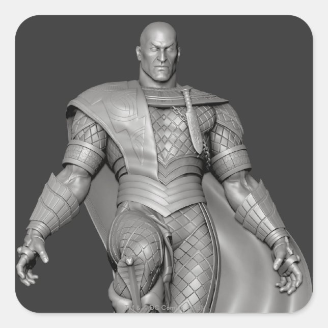 Black Adam Alternate Quadratischer Aufkleber (Vorderseite)