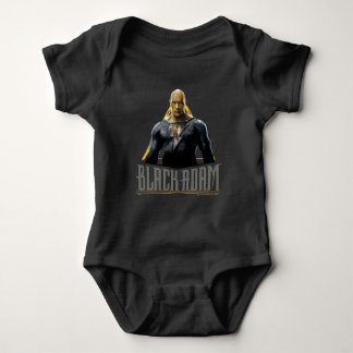 Black Adam Character and Name Graphic Baby Strampler