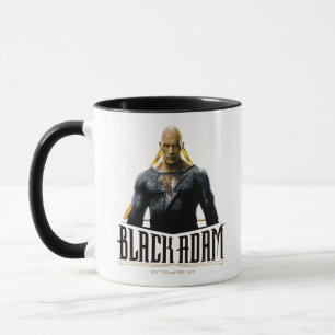Black Adam Character and Name Graphic Tasse