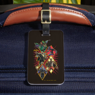 Black Adam Character Diamond Burst Graphic Gepäckanhänger