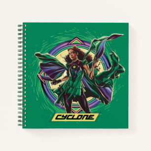 Black Adam Cyclone Character Graphic Notizbuch