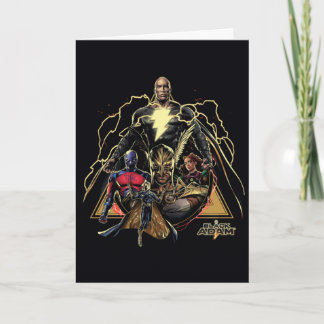 Black Adam Dreiecksgruppe Graphic Karte