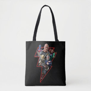 Black Adam Group Blitzgrafik Tasche
