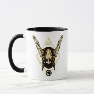 Black Adam Hawkman Helmet Graphic Tasse