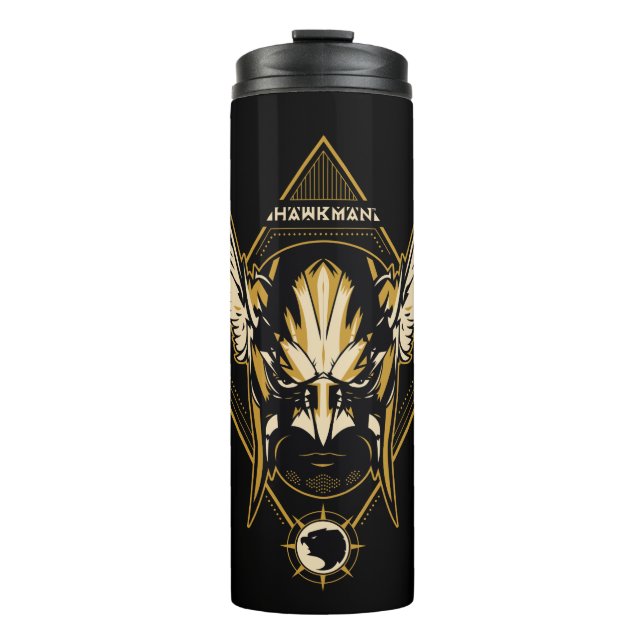 Black Adam | Hawkman Helmet Graphic Thermosbecher (Vorderseite)