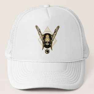 Black Adam Hawkman Helmet Graphic Truckerkappe