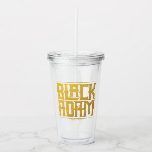 Black Adam Stacks Name Graphic Acryltrinkbecher