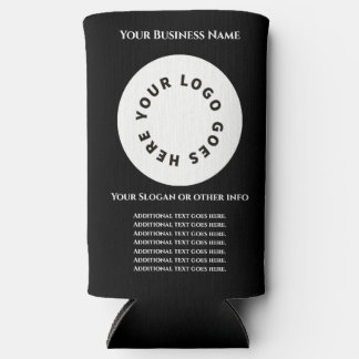 Black add your own text and logo selters dosenkühler