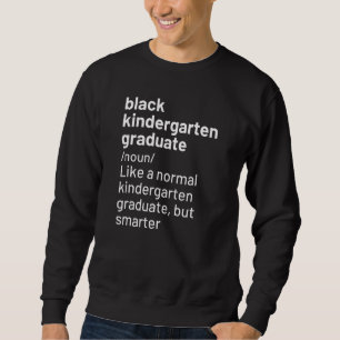 Black African American Girl and Boy Kindergarten G Sweatshirt