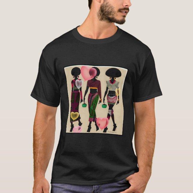 Black African-American Liebe He Panfurware Llc T-Shirt (Vorderseite)