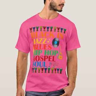Black African American Music Genre Aufwertung Cu T-Shirt