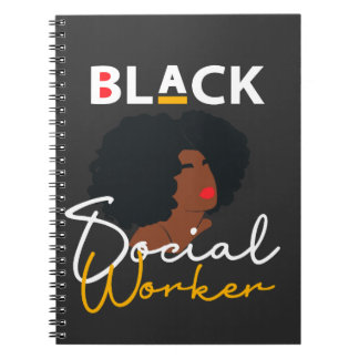 Black African American Social Work Appreciation Gi Notizblock