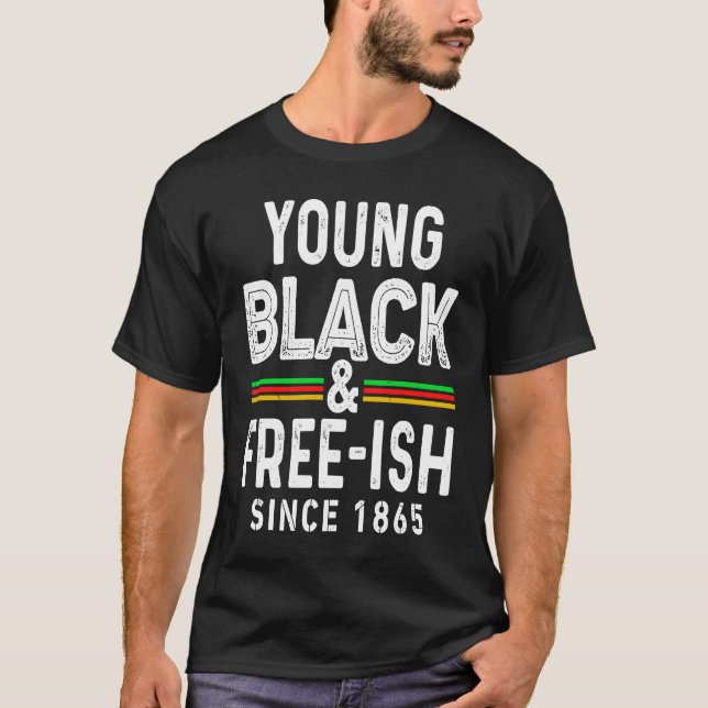 Black African Girl Boys Black History Monat T-Shirt (Vorderseite)